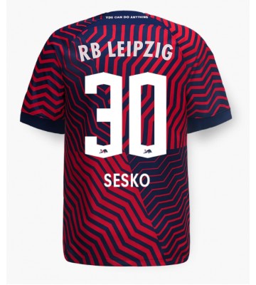 RB Leipzig Benjamin Sesko #30 Bortatröja 2023-24 Kortärmad